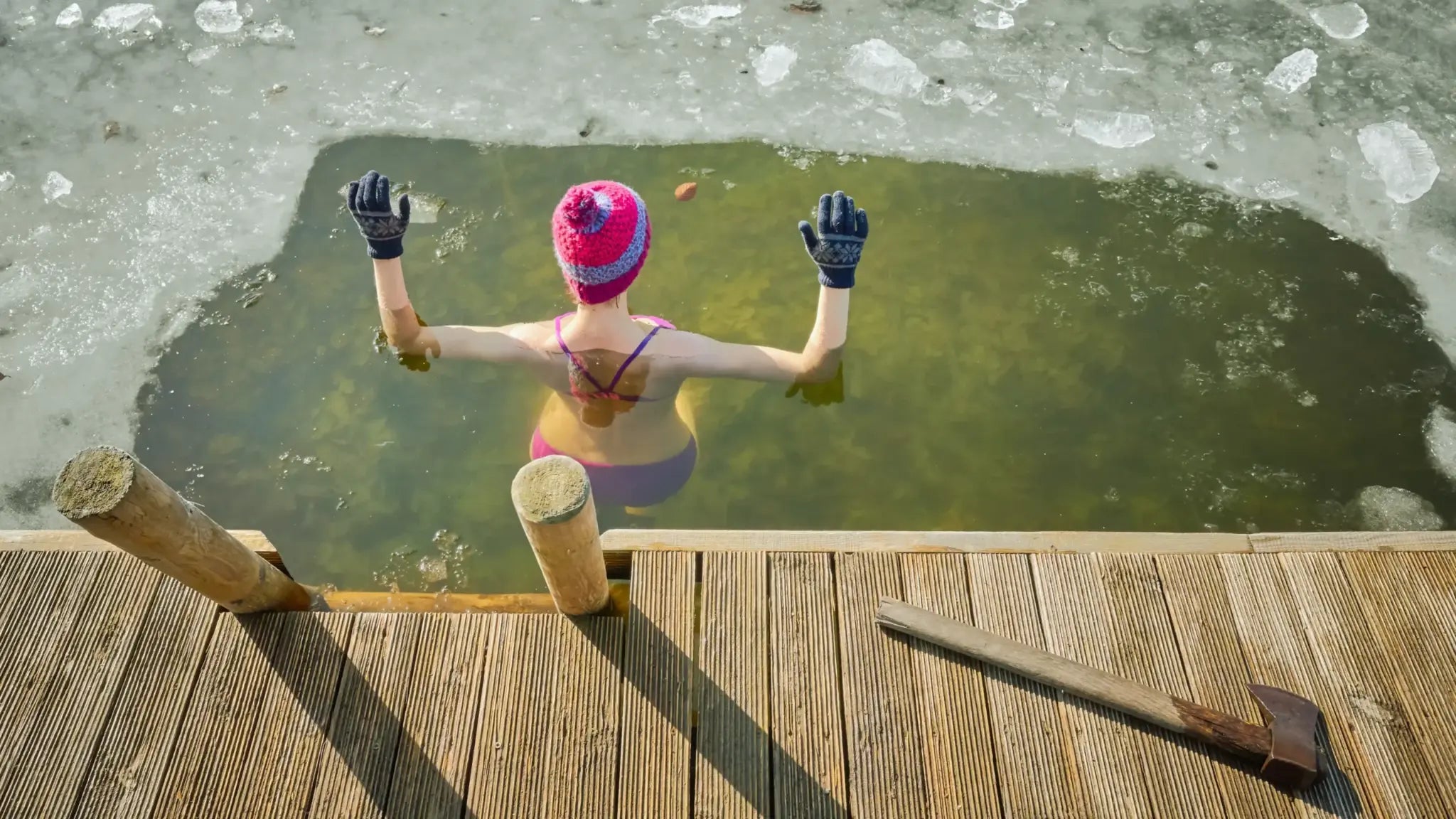 Cold plunges to slow down aging